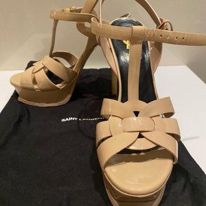 YSL Tribute Platform Patent Leather Size 36/6